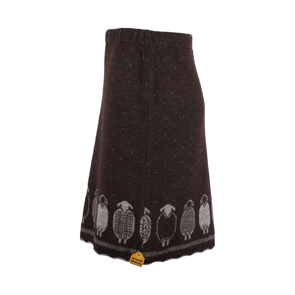 Strickrock Schäfle mokka|beige