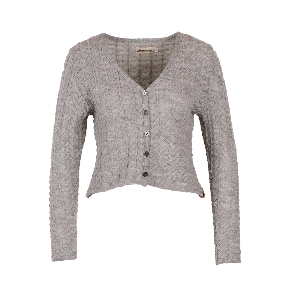 Ajour Kurzjacke | natur mel.