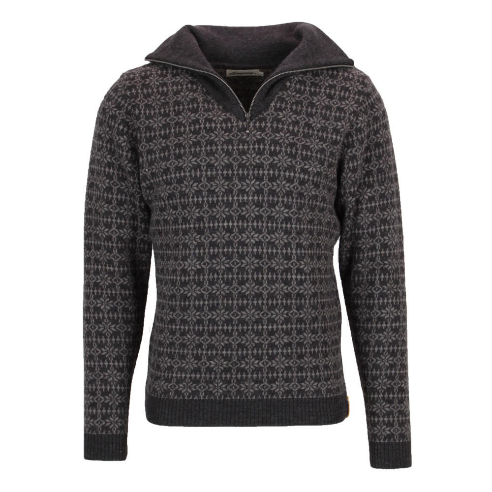 Troyer Norweger anthrazit|beige