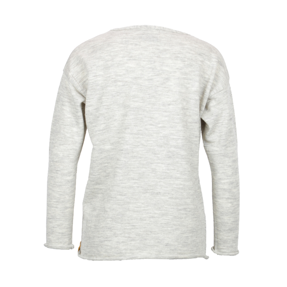 Oversize Pullover uni rr | natur mel.