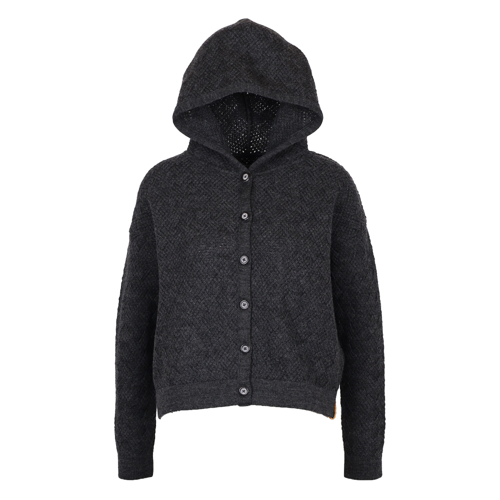 OS Kap. Kurzjacke Flecht | anthrazit mel.