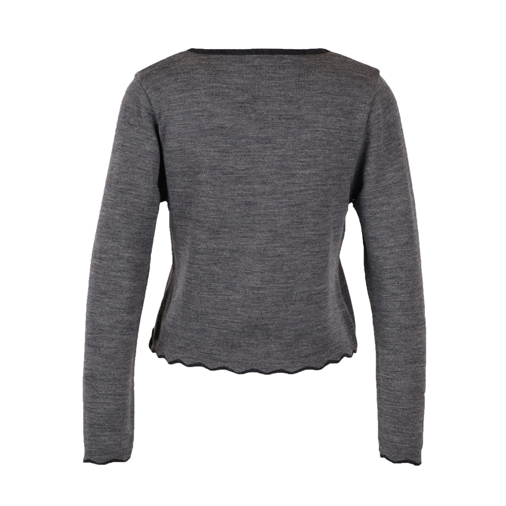 Kurzjacke | grau mel.