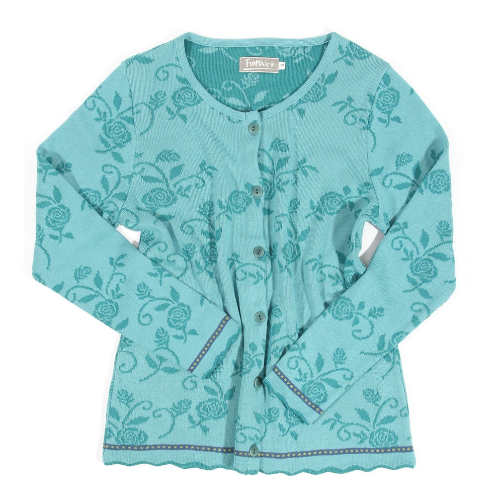Strickjacke Franzi II türkis|petrol