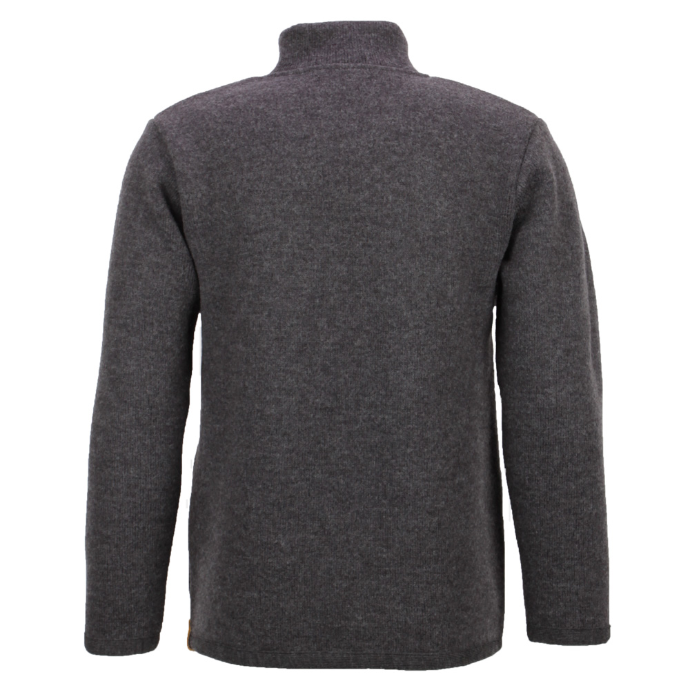 Walk Stehkragen Jacke Herren | anthrazit mel.