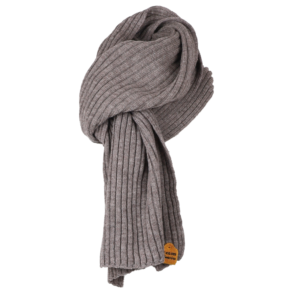 Rippen-Schal dünn | beige mel.