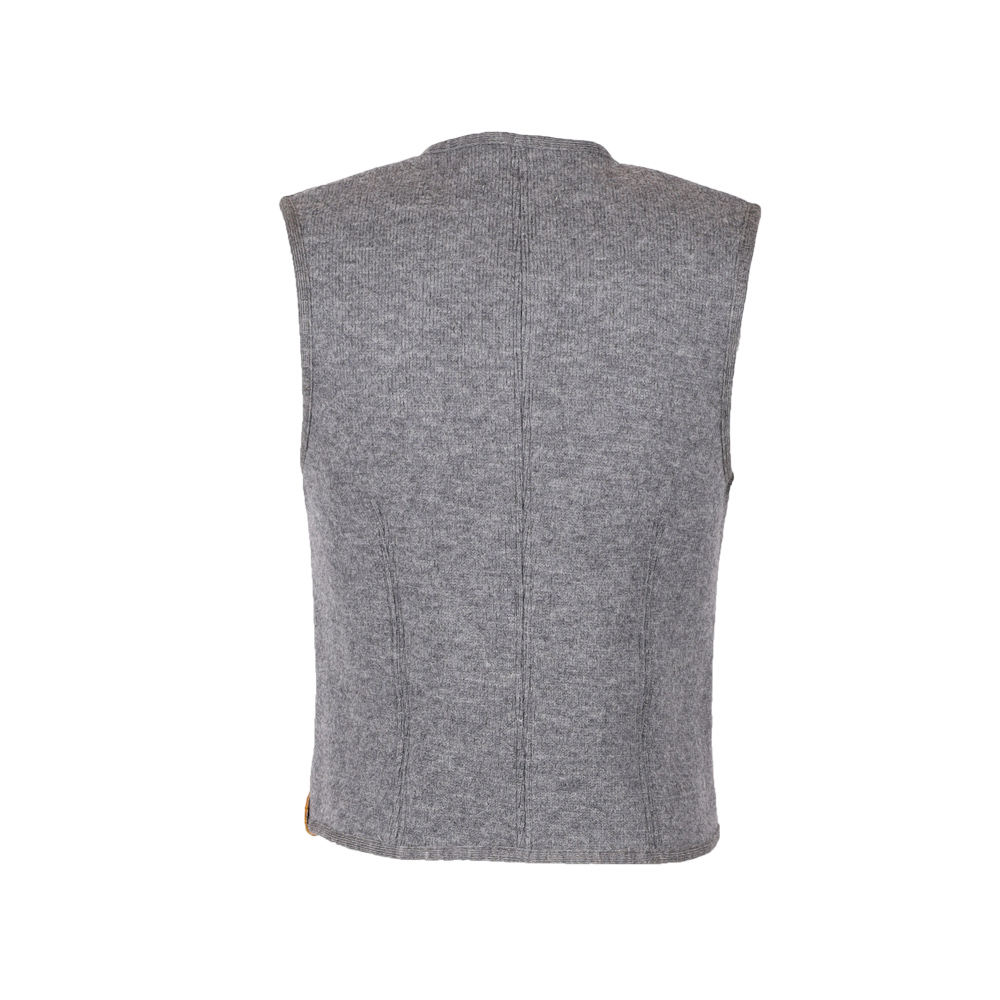 Kellner Weste | grau mel.