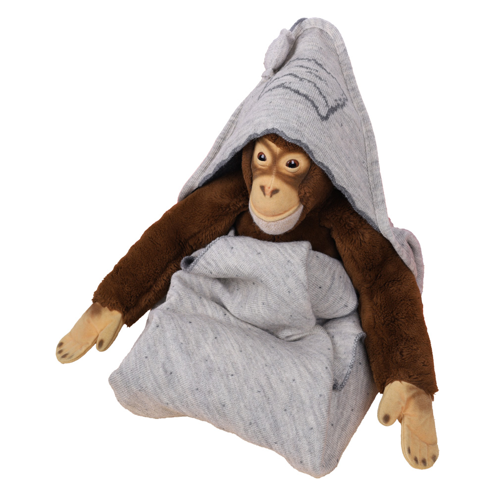 Babydecke gwiggelds Mauldäschle natur|grau Babydecke gwiggelds Mauldäschle natur|grau