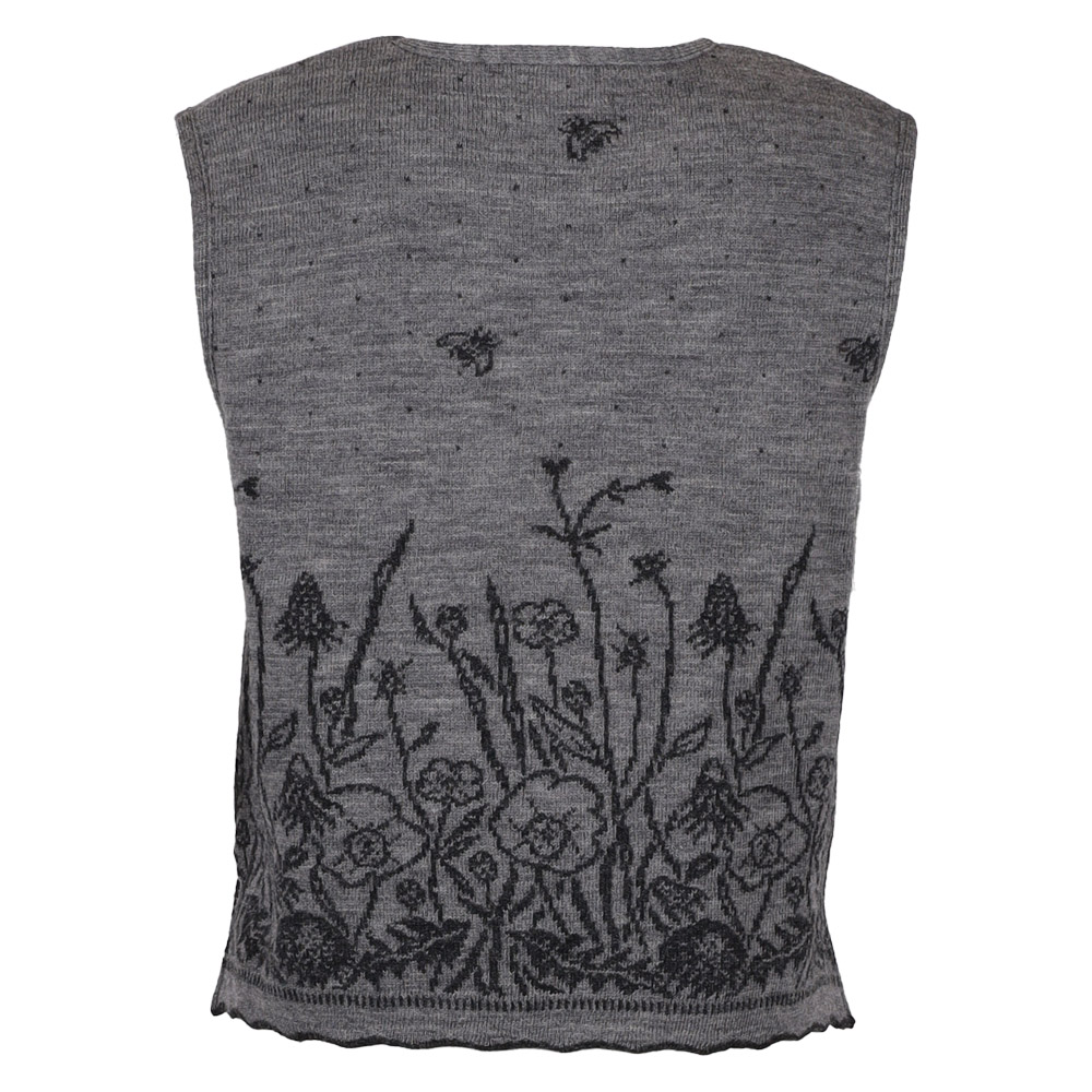 OS K Pullunder Blumenwiese grau|anthrazit