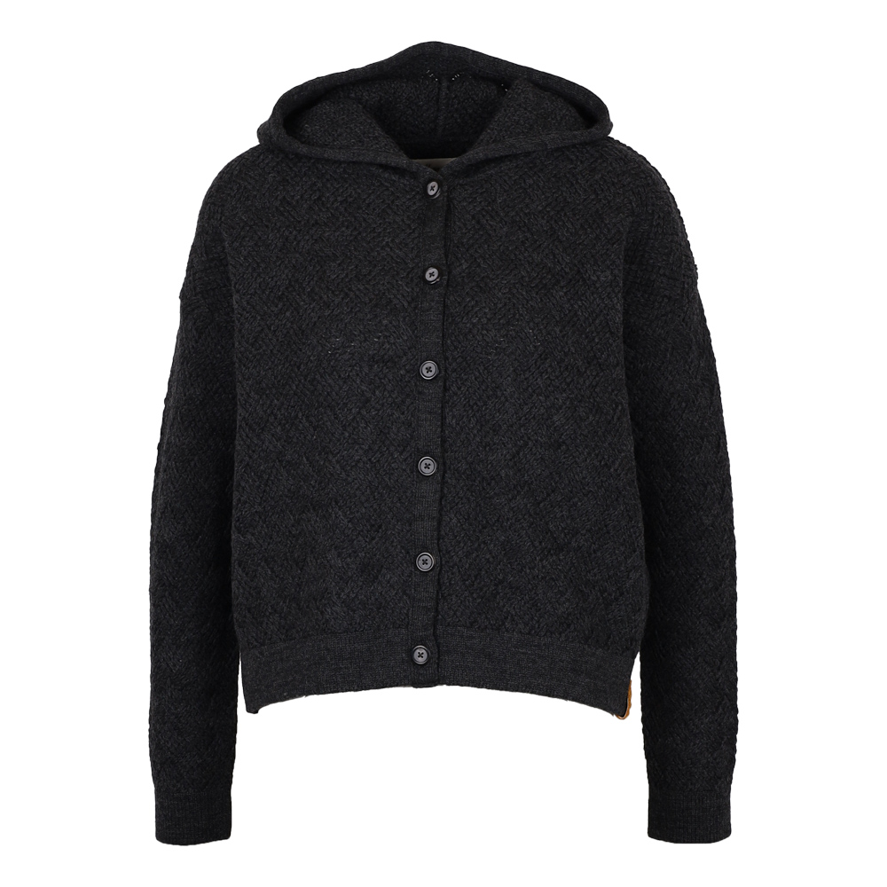 OS Kap. Kurzjacke Flecht | anthrazit mel.