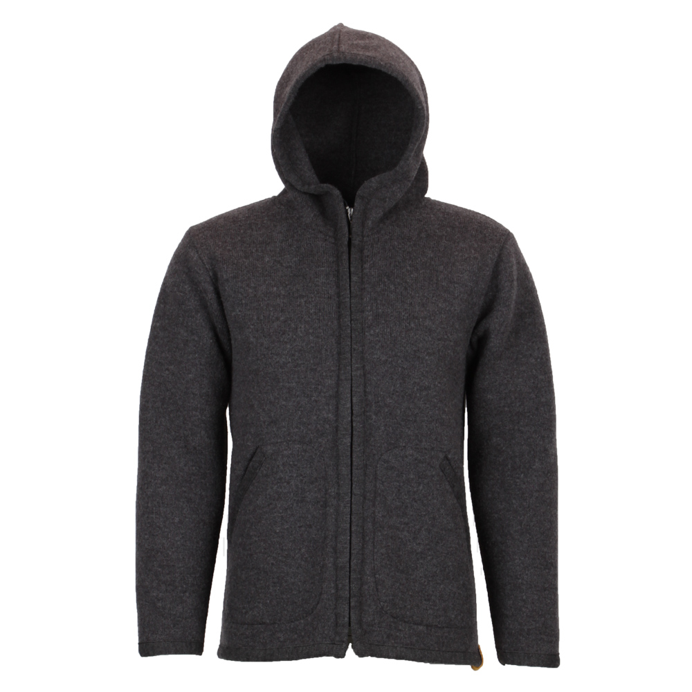 Walk Stehkragen Jacke Herren | anthrazit mel.